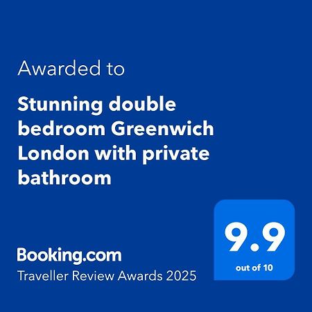 Stunning Double Bedroom Greenwich London With Private Bathroom מראה חיצוני תמונה